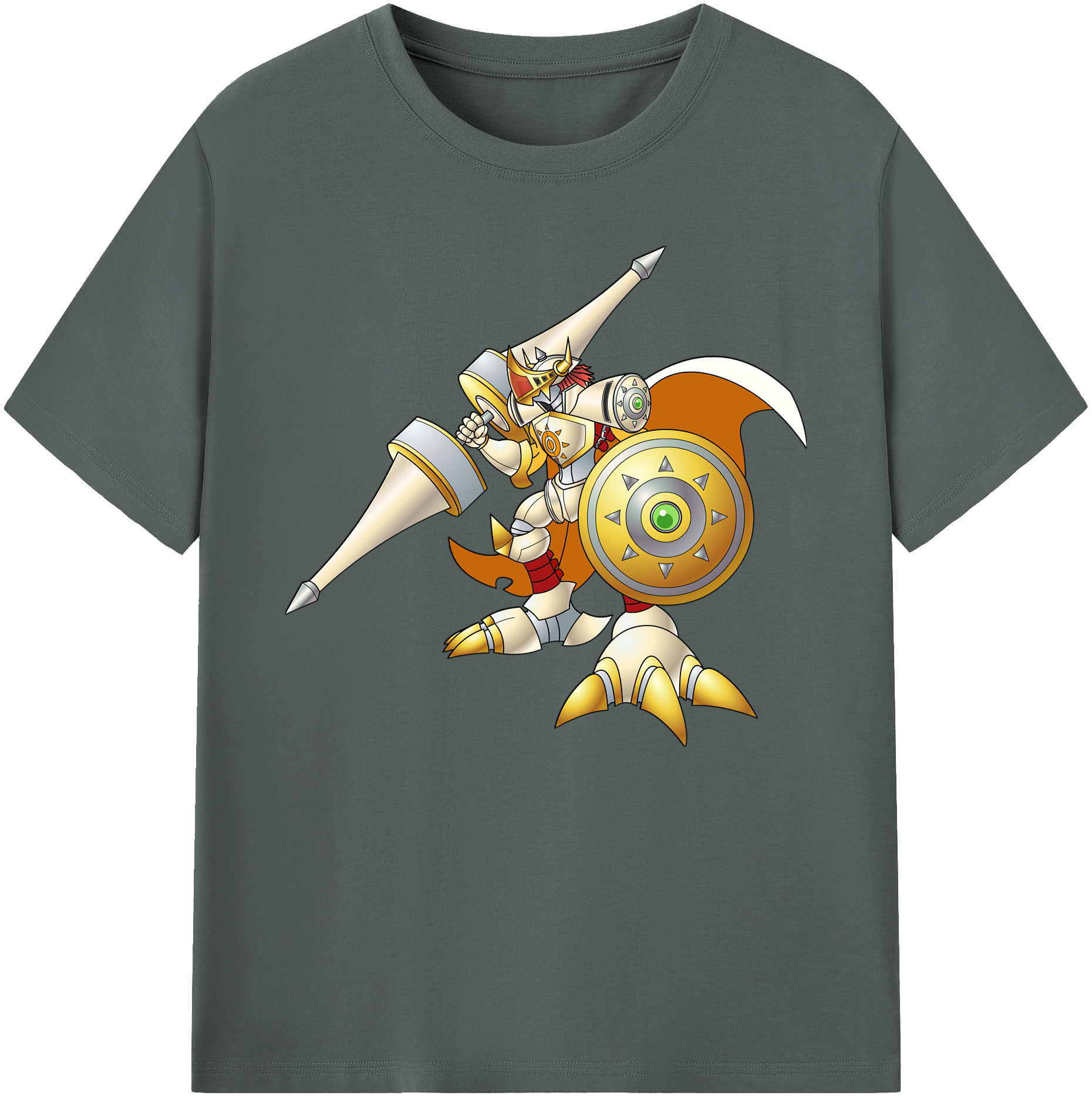 （画像用） Digimon デジタルモンスター/デジモン 綿100％ メンズ半袖Tシャツ｜肌触りやわらか＆通気性